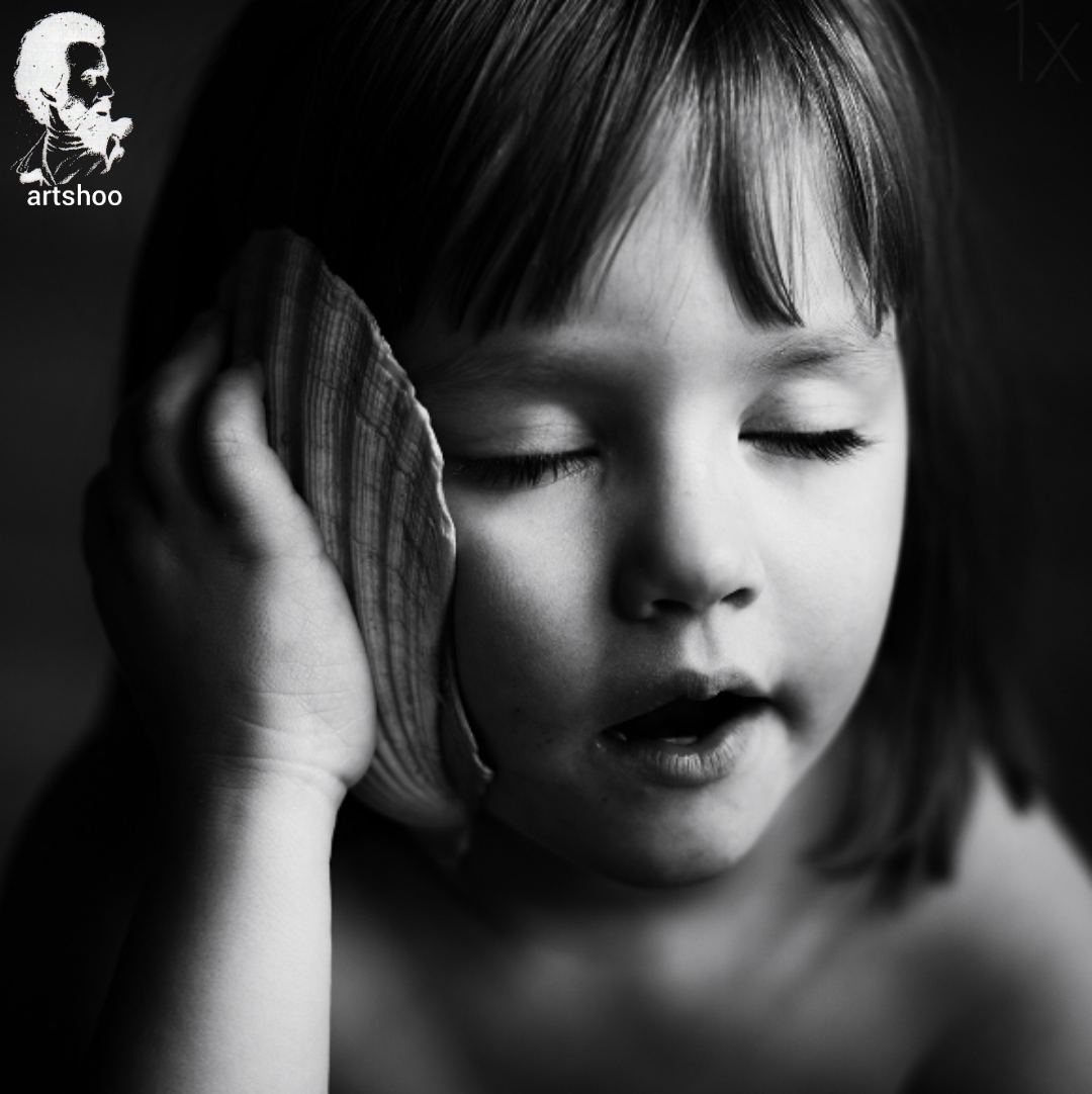 مدل کودک سیاه قلم